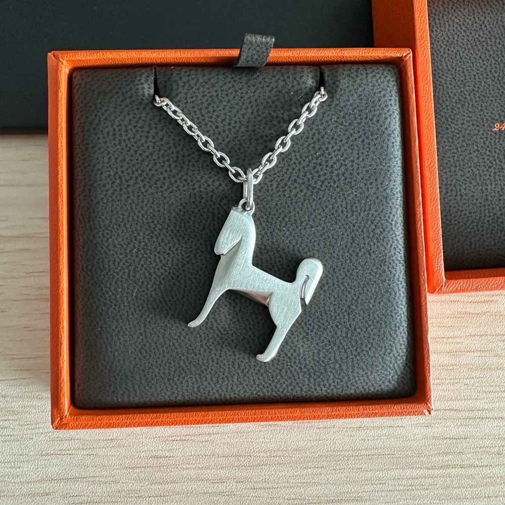 Hermes Panache Horse Necklace